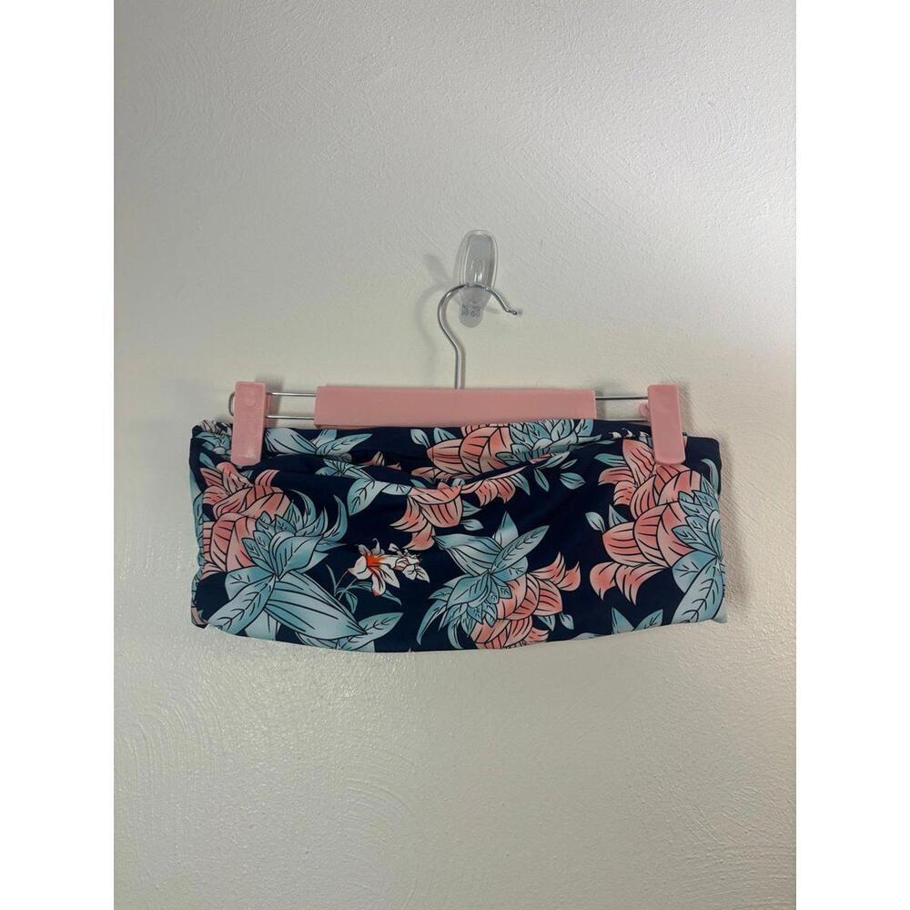 ZAFUL Floral Strapless Bikini Top Size Medium - Picture 2 of 5